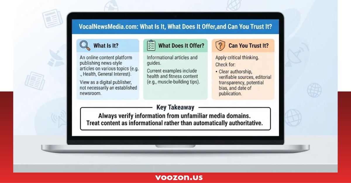 What Is VocalNewsMedia.com? News, Content & Review Guide