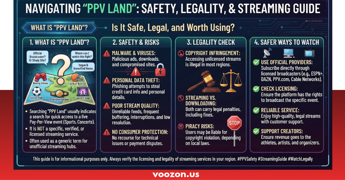 What Is PPV Land? Safety, Legality & Streaming Guide